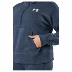 Under Armour Rival Fleece Hz Downpour Gray Blå Hot