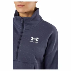 Under Armour Rival Fleece Hz Tempered Steel Blå