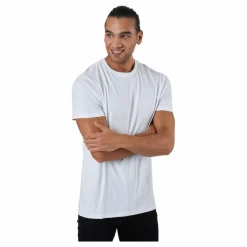 R-neck Tee Bamboo White*Resteröds Sale