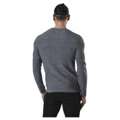 Jack & Jones Rob Knit Crew Neck Black Svart Clearance