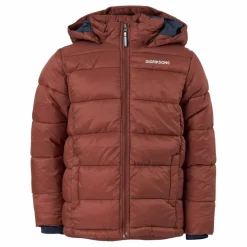 Didriksons Rodi Kids Jacket Brown Brun Discount