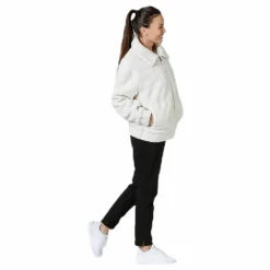 Svea Rome Pile Jacket White Vit Hot