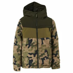 Burton Ropedrop Jacket - Boys' Forest Night /olive Flerfärgad Hot
