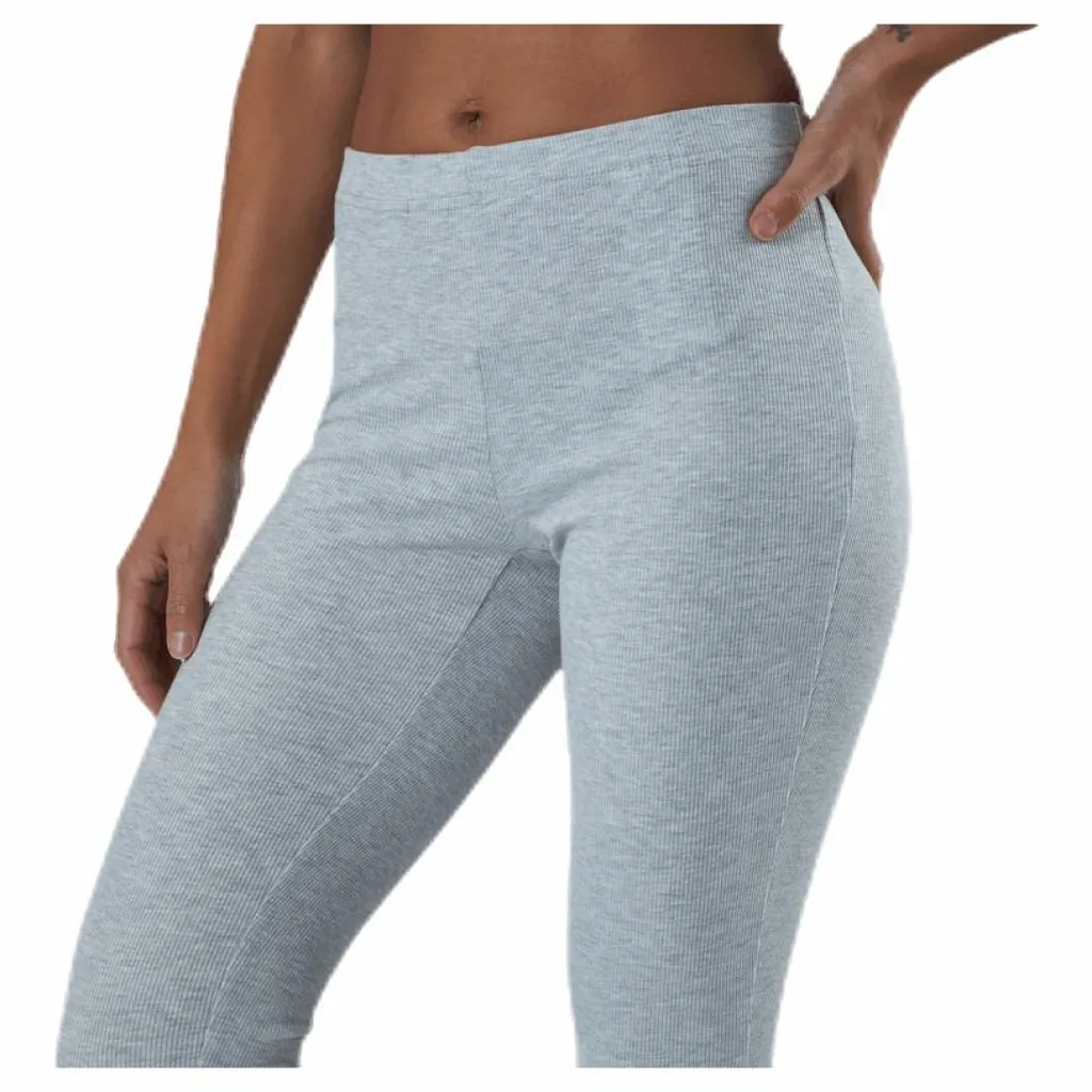 Pieces Rosa Hw Legging Lounge Bc Grey Grå New
