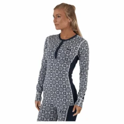 Kari Traa Rose Long Sleeve Shirt Blue Blå