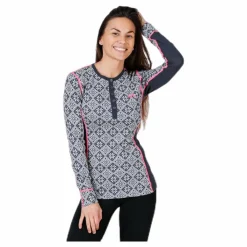 Rose Long Sleeve Shirt Black*Kari Traa New