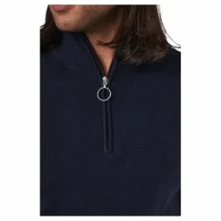 Jack & Jones Roy Knit High Neck Zip Navy Blazer Blå New