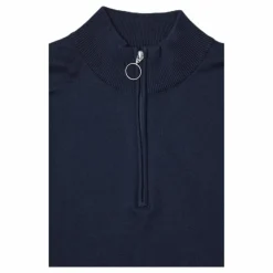 Jack & Jones Roy Knit High Neck Zip Navy Blazer Blå New