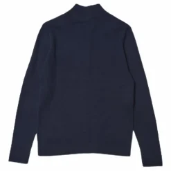 Jack & Jones Roy Knit High Neck Zip Navy Blazer Blå New