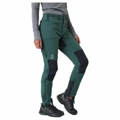 Haglöfs Rugged Standard Pant Women Fjell Green/true Black Grå Online