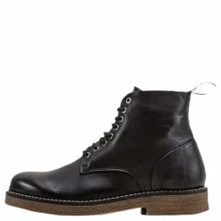 Rummy Leather Boots Black*Sneaky Steve Sale
