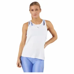 Run Cloudspun Tank W White*Puma Hot