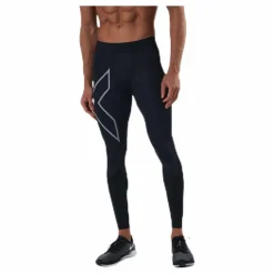 2XU Run Dash Compr Tights Black/Silver Svart och Silver Outlet