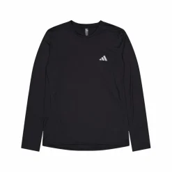 adidas Run It Long Sleeve Sweatshirt Black Svart Clearance