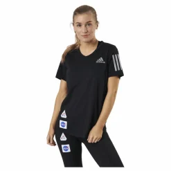 Run It Space Race Tee Soft W Black*adidas Clearance