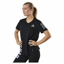 Run It Space Race Tee Soft W Black*adidas Clearance