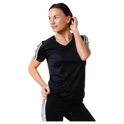 adidas Run 3S Tee W White/Black Svart Discount