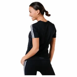 adidas Run 3S Tee W White/Black Svart Discount
