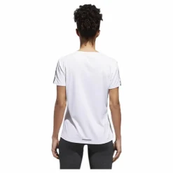 Run 3S Tee W White/Black*adidas Discount