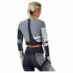 Nike Run Tech Pack Knit Top LS Black/Grey Grå Clearance
