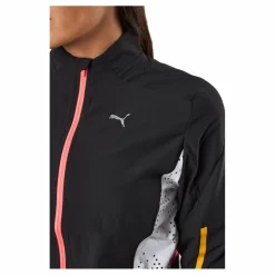 Puma Run Ultraweave S Woven Jacket Black- White Svart Best