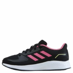 adidas Runfalcon 2.0 Shoes Core Black / Rose Tone / Pulse Yellow Svart New