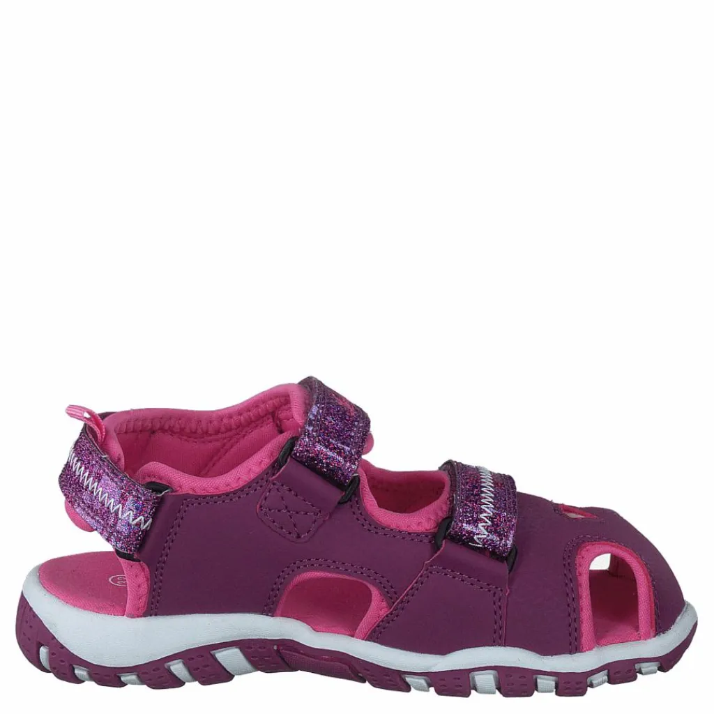 Leaf Runn Dk Pink Rosa och Lila Clearance