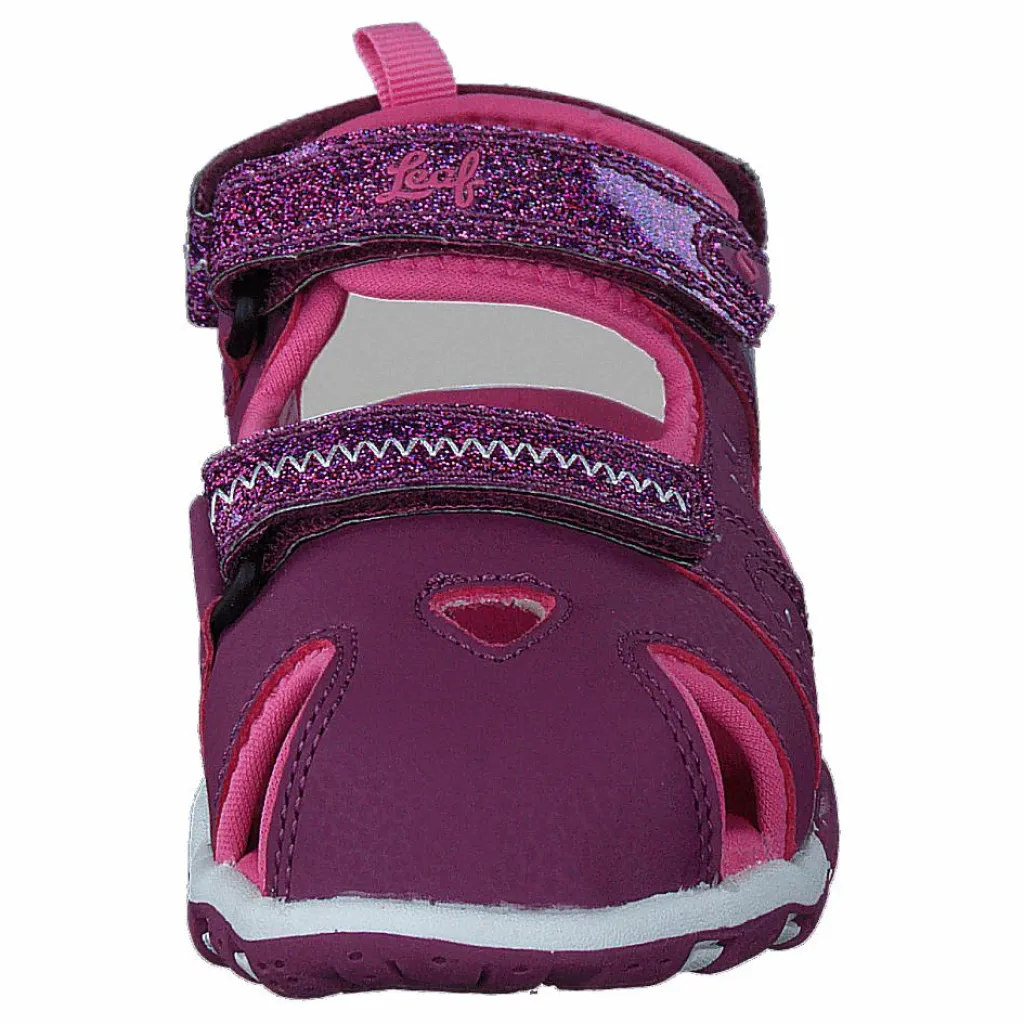 Leaf Runn Dk Pink Rosa och Lila Clearance