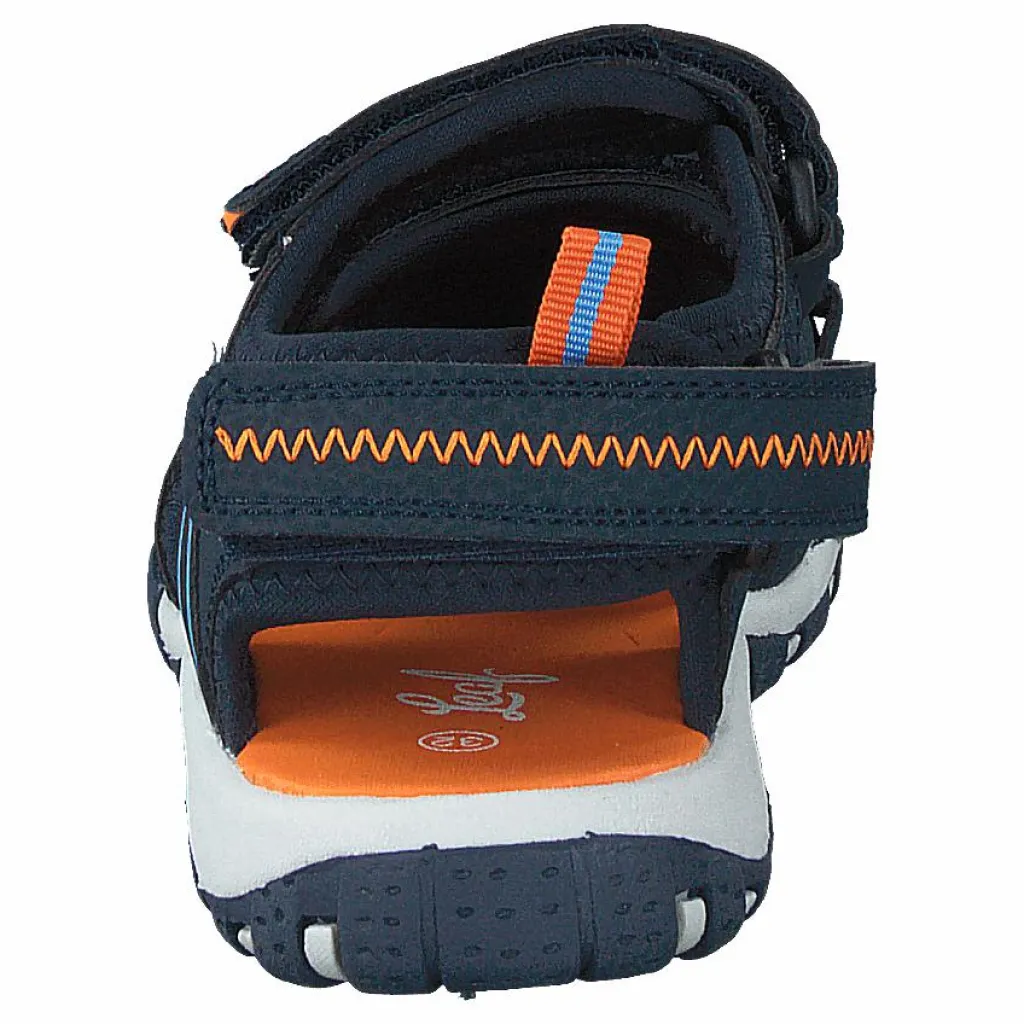Leaf Runn Navy/orange Blå New