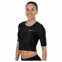 Nike Running Division SS Top Black Svart New