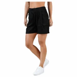 Pieces Ruth Hw Shorts Black Svart Clearance