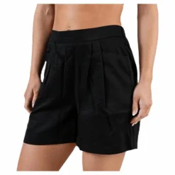 Pieces Ruth Hw Shorts Black Svart Clearance