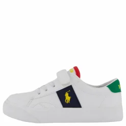 Ralph Lauren Junior Ryley Ps T-white Tumbled/navy/green W/ Vit New