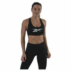 Reebok S Lux Racer Pad Bra-Read Black Svart Clearance