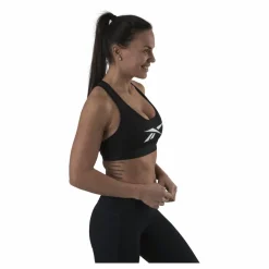 Reebok S Lux Racer Pad Bra-Read Black Svart Clearance
