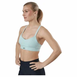 Reebok S Lux Strappy Sports Bra Green Sale