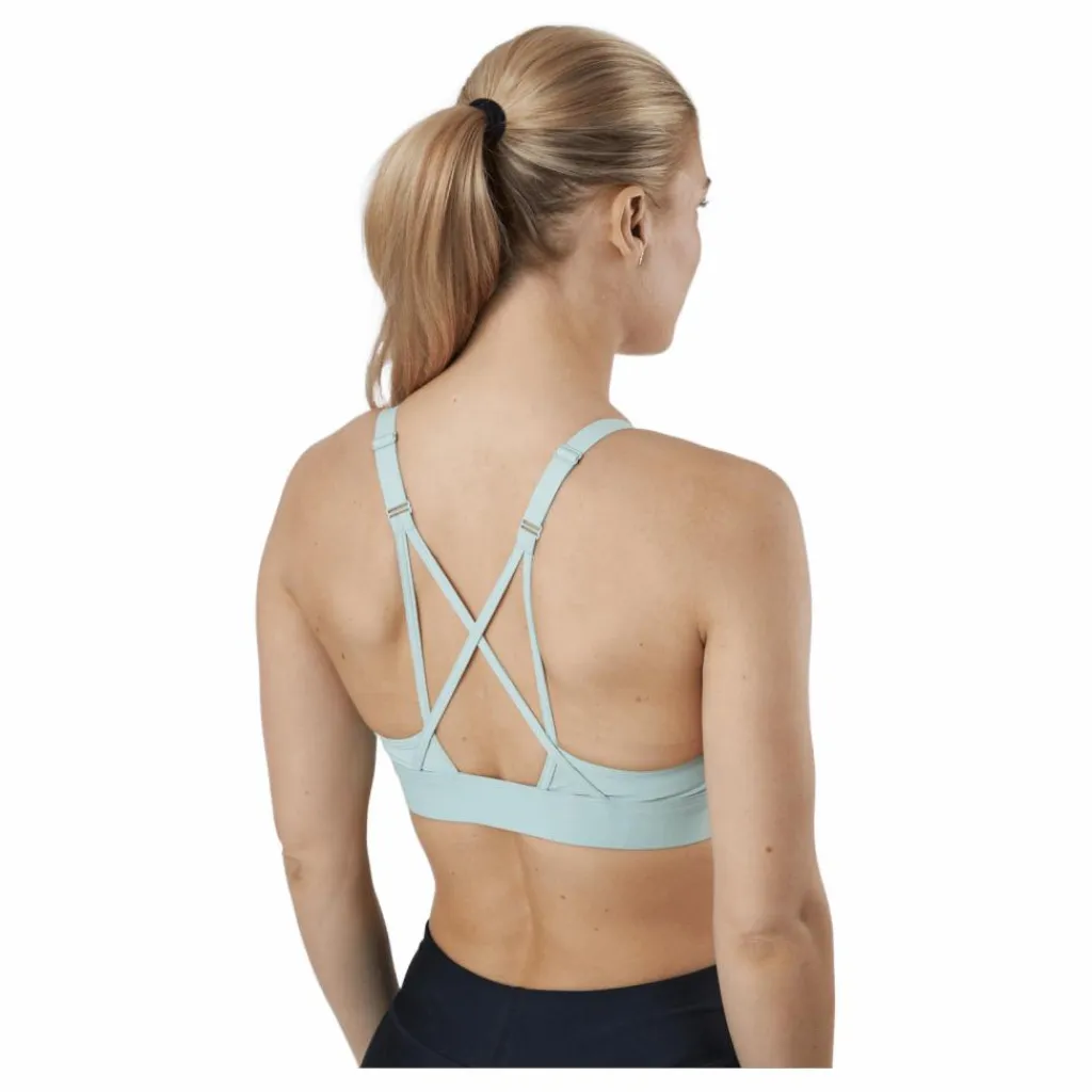 Reebok S Lux Strappy Sports Bra Green Sale
