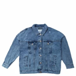 Safe Life Ls Oversze Jcket Blue*Only Discount