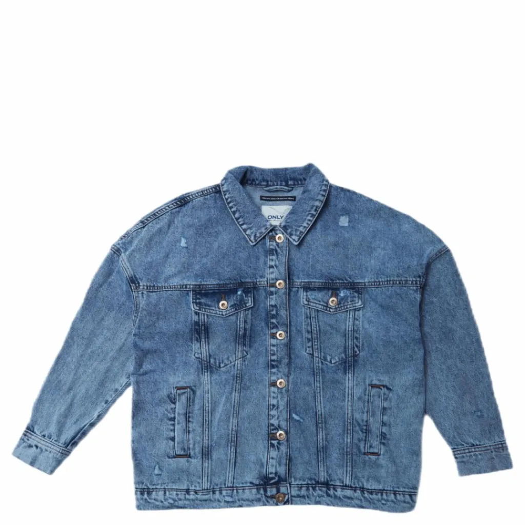 Safe Life Ls Oversze Jcket Blue*Only Discount