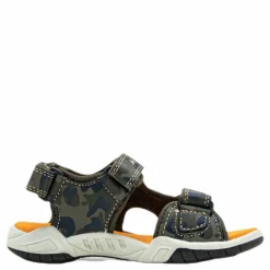 Saimen Blinking Sandal Orange/Green*Leaf Best