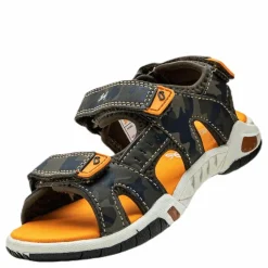 Saimen Blinking Sandal Orange/Green*Leaf Best