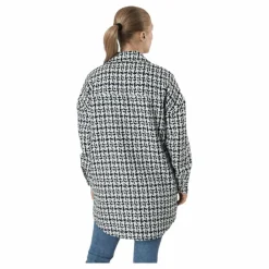 Only Sally Boucle Shacket Cc Otw White Vit Outlet