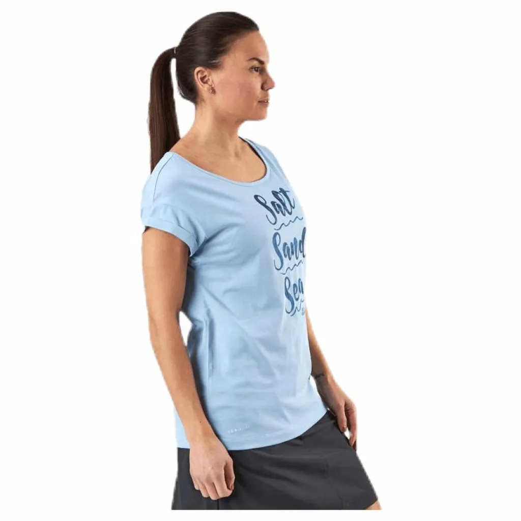 Salt Sand Sea Tee Blue*Jack Wolfskin Hot