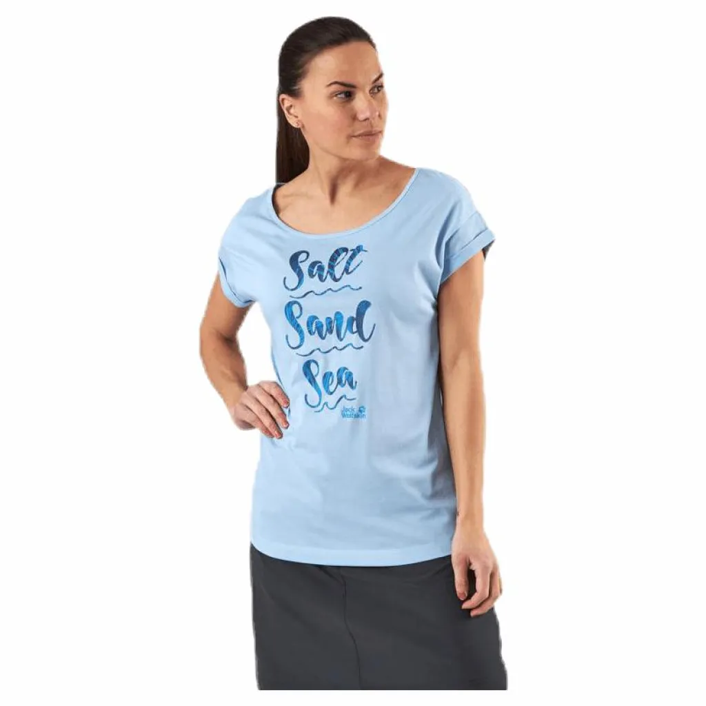 Salt Sand Sea Tee Blue*Jack Wolfskin Hot