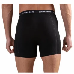 Björn Borg Sammy Solid Shorts 12-Pack Black Svart Outlet
