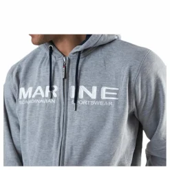 Marine San Mateo Hoodie Grey Grå Discount