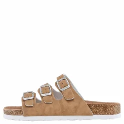 Cruz Santa Cork Sandals Brown Brun Discount