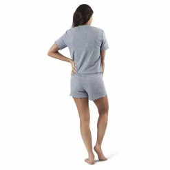 Sara Rib Pyjama Set Grey*NOUN Sale
