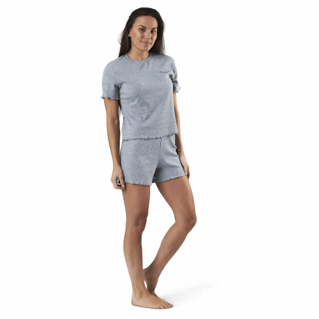 Sara Rib Pyjama Set Grey*NOUN Sale
