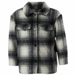 Kids Only Sarah L/S Shacket Jacket Grey Grå New